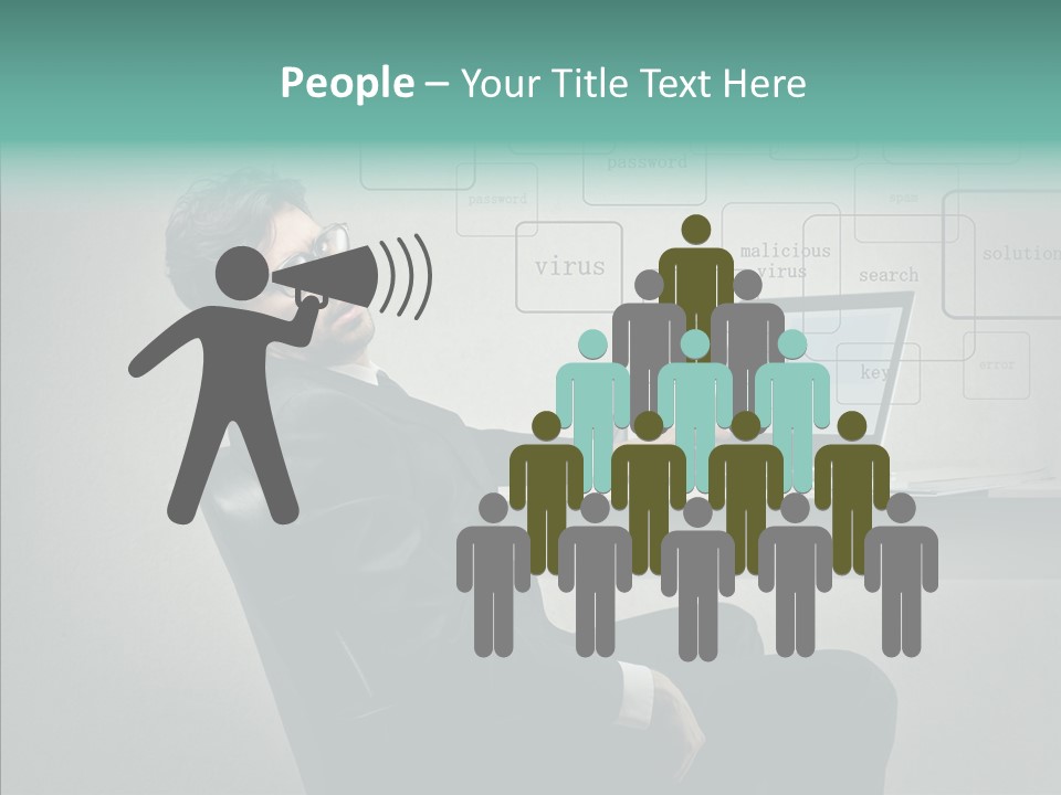 Weariness Man Boredom PowerPoint Template