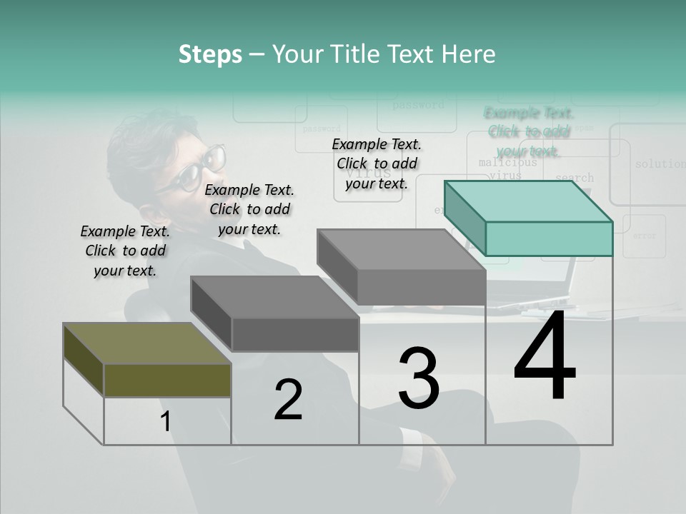Weariness Man Boredom PowerPoint Template