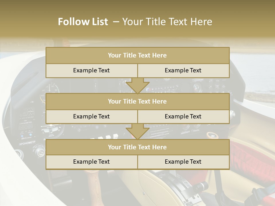 Inside Transportation Close Up PowerPoint Template