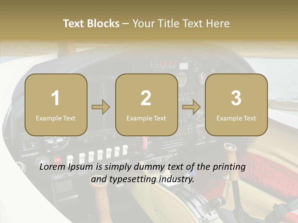 Inside Transportation Close Up PowerPoint Template