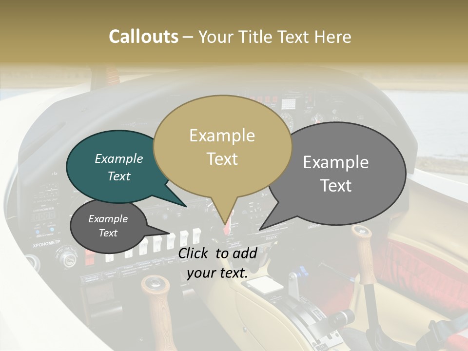Inside Transportation Close Up PowerPoint Template