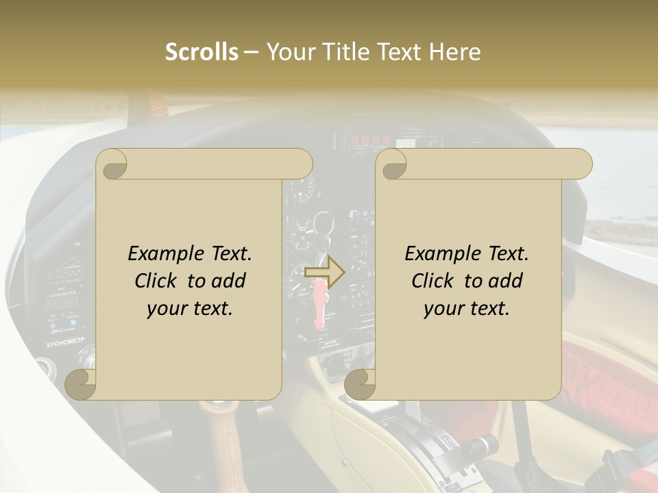 Inside Transportation Close Up PowerPoint Template