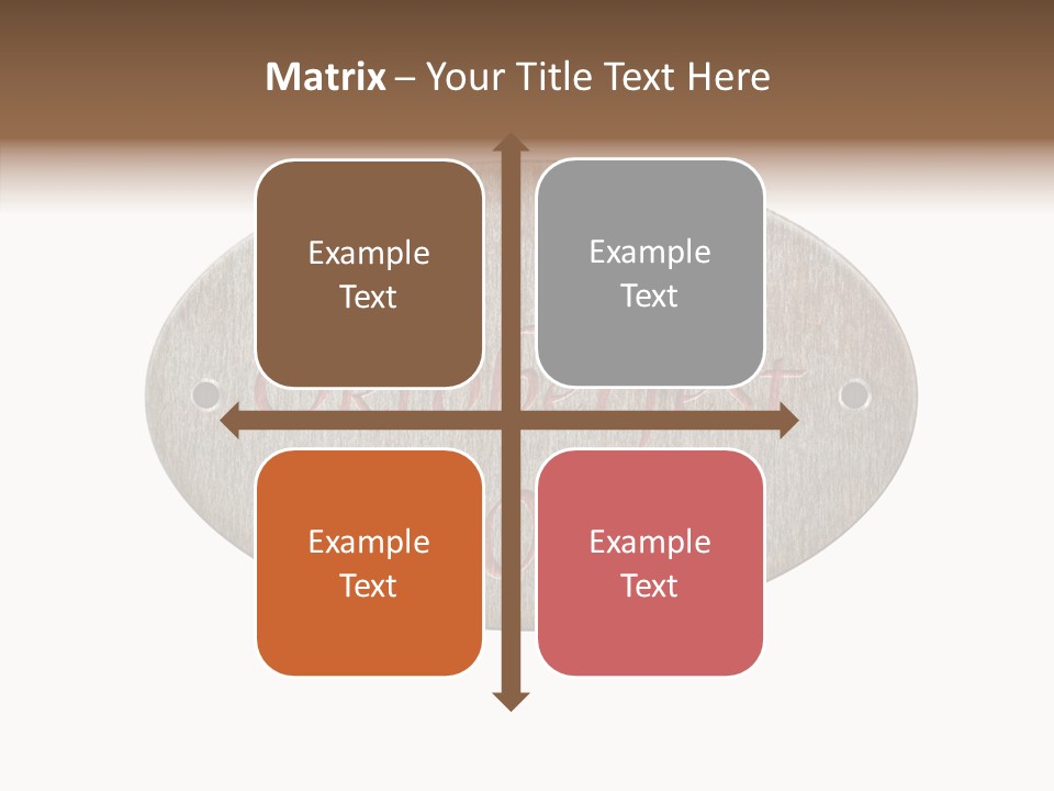 Restaurant Drink October PowerPoint Template