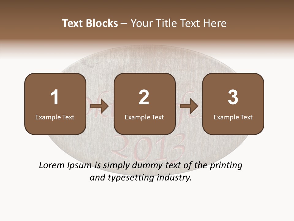 Restaurant Drink October PowerPoint Template