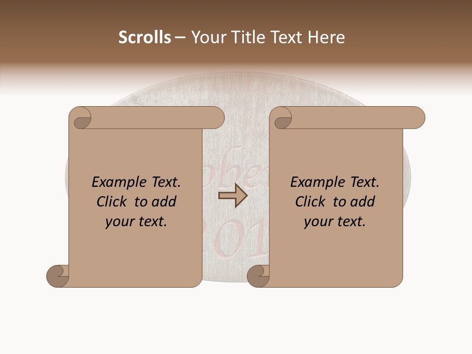 Restaurant Drink October PowerPoint Template
