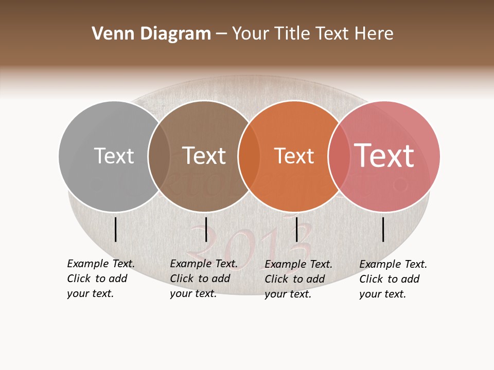 Restaurant Drink October PowerPoint Template