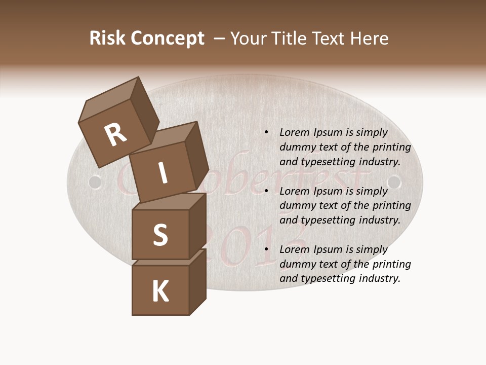 Restaurant Drink October PowerPoint Template