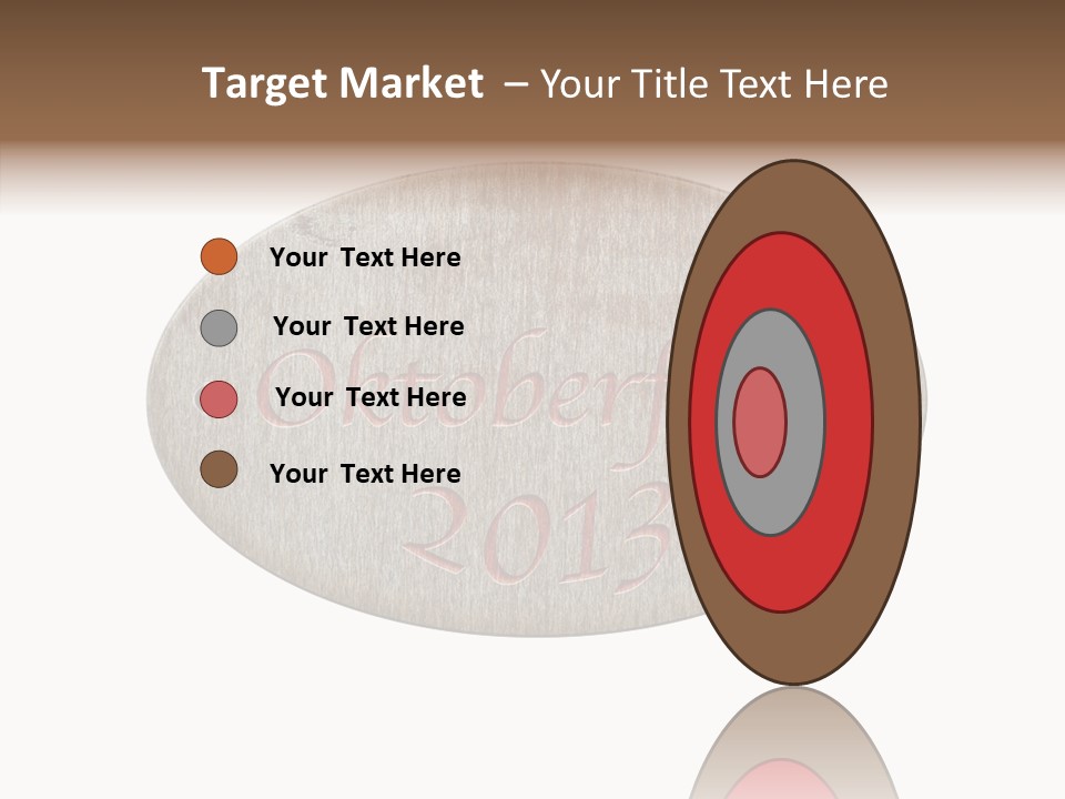 Restaurant Drink October PowerPoint Template