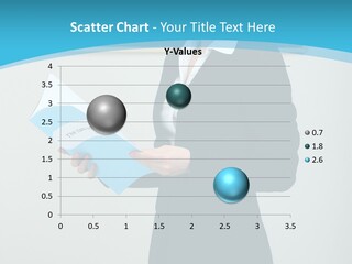 Female Lecture Blackboard PowerPoint Template