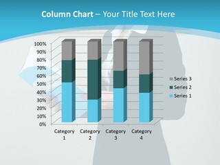 Female Lecture Blackboard PowerPoint Template