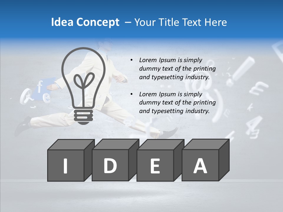 Dynamic Diagram Excitement PowerPoint Template