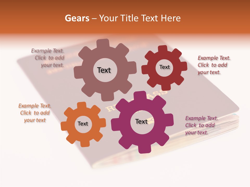 Passports Travel Border PowerPoint Template