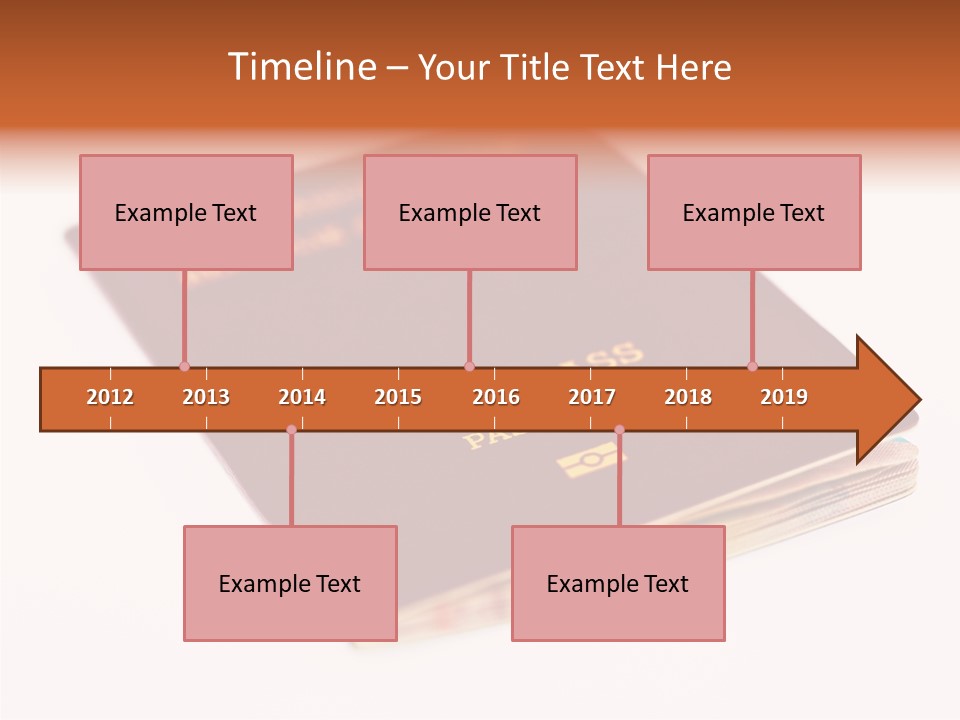 Passports Travel Border PowerPoint Template