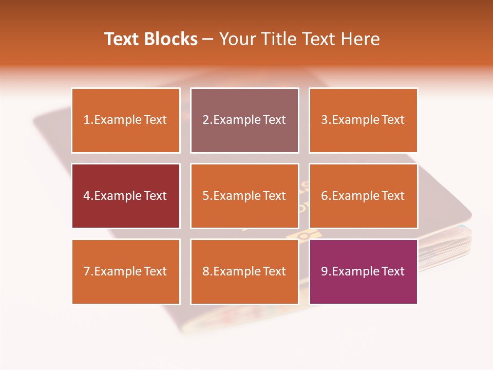 Passports Travel Border PowerPoint Template
