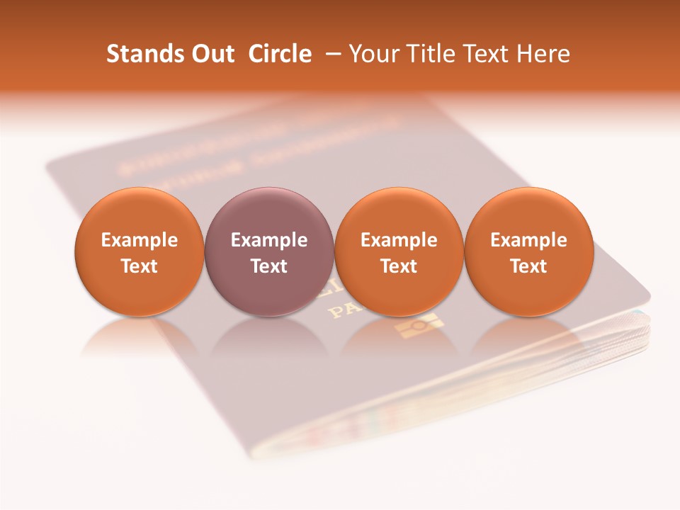 Passports Travel Border PowerPoint Template