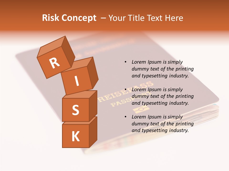 Passports Travel Border PowerPoint Template