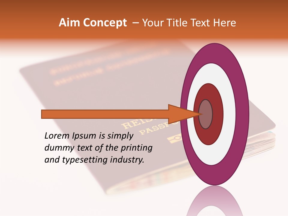 Passports Travel Border PowerPoint Template