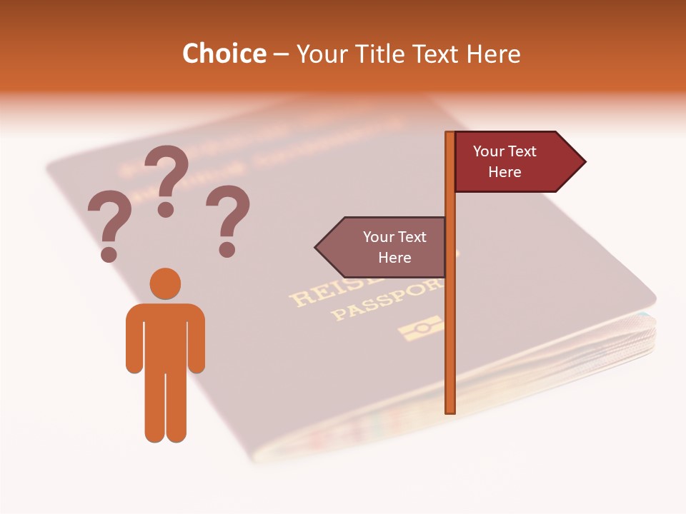 Passports Travel Border PowerPoint Template