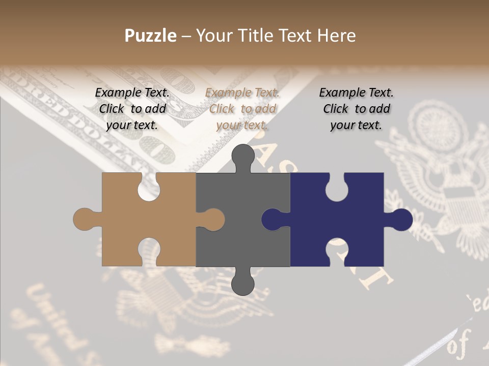 Tourism Blue Bill PowerPoint Template