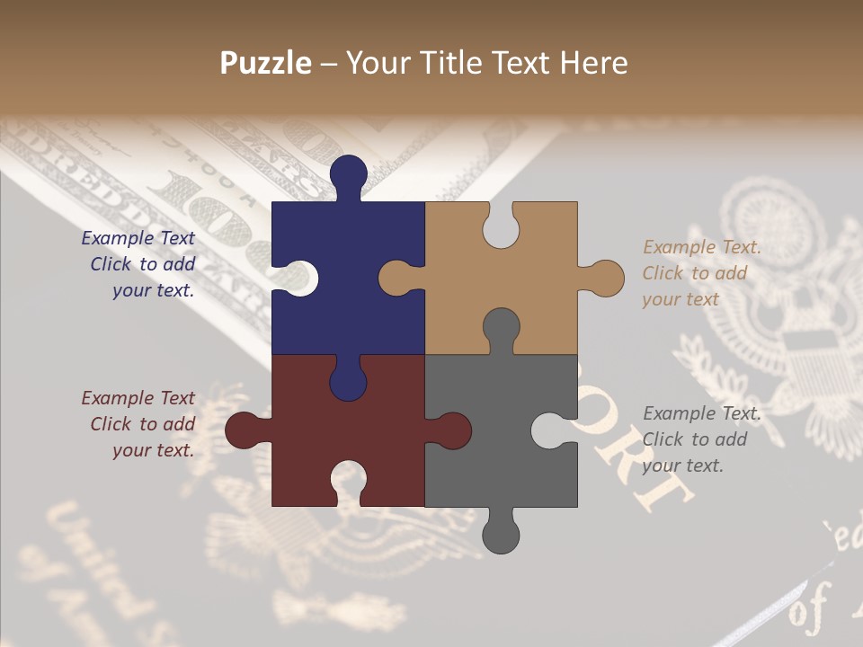 Tourism Blue Bill PowerPoint Template