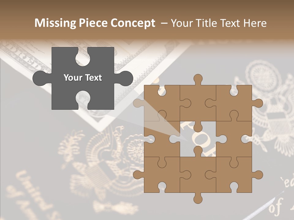 Tourism Blue Bill PowerPoint Template