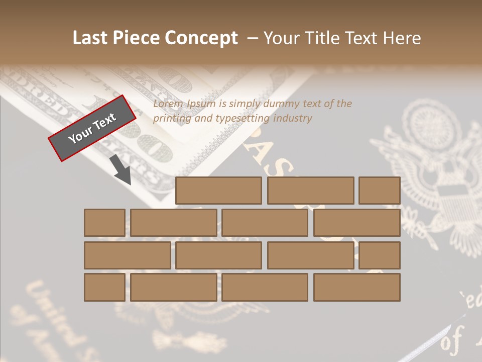 Tourism Blue Bill PowerPoint Template