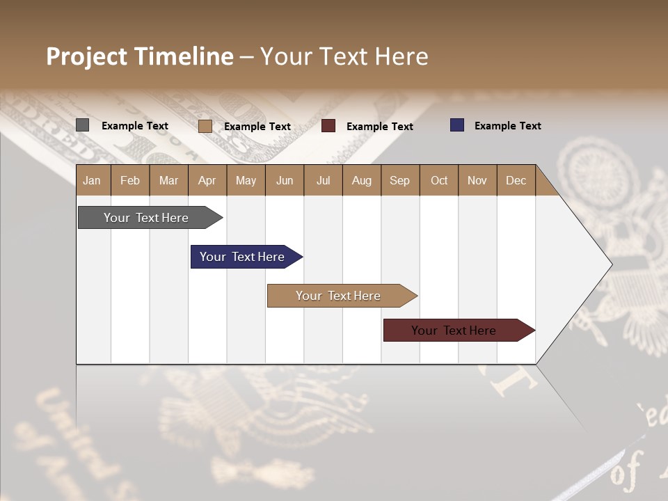 Tourism Blue Bill PowerPoint Template