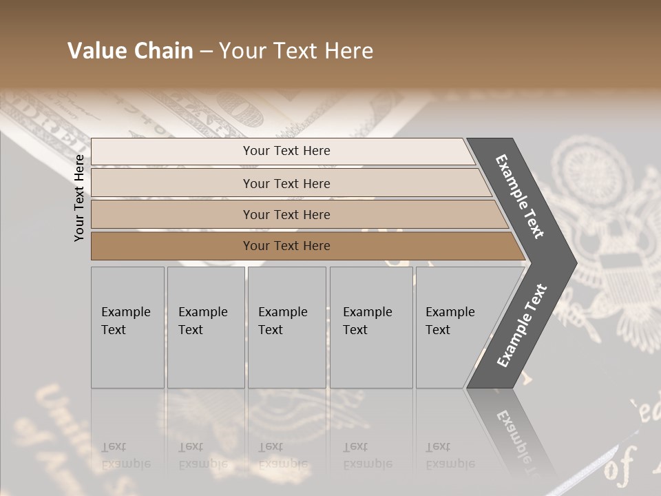 Tourism Blue Bill PowerPoint Template