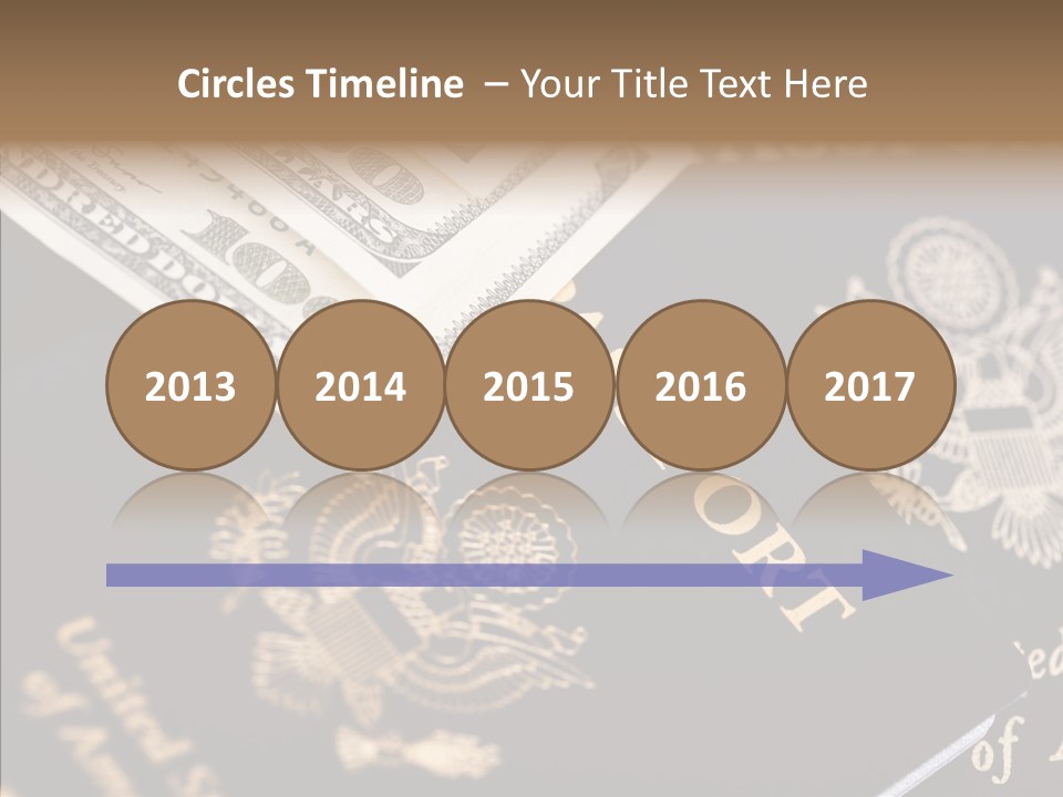 Tourism Blue Bill PowerPoint Template