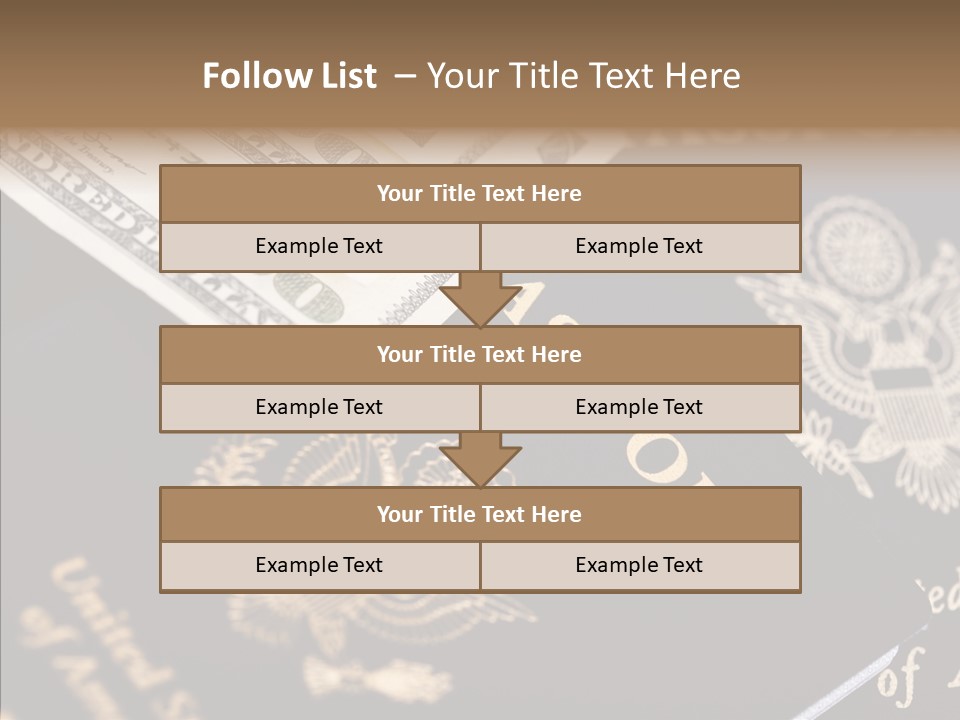 Tourism Blue Bill PowerPoint Template