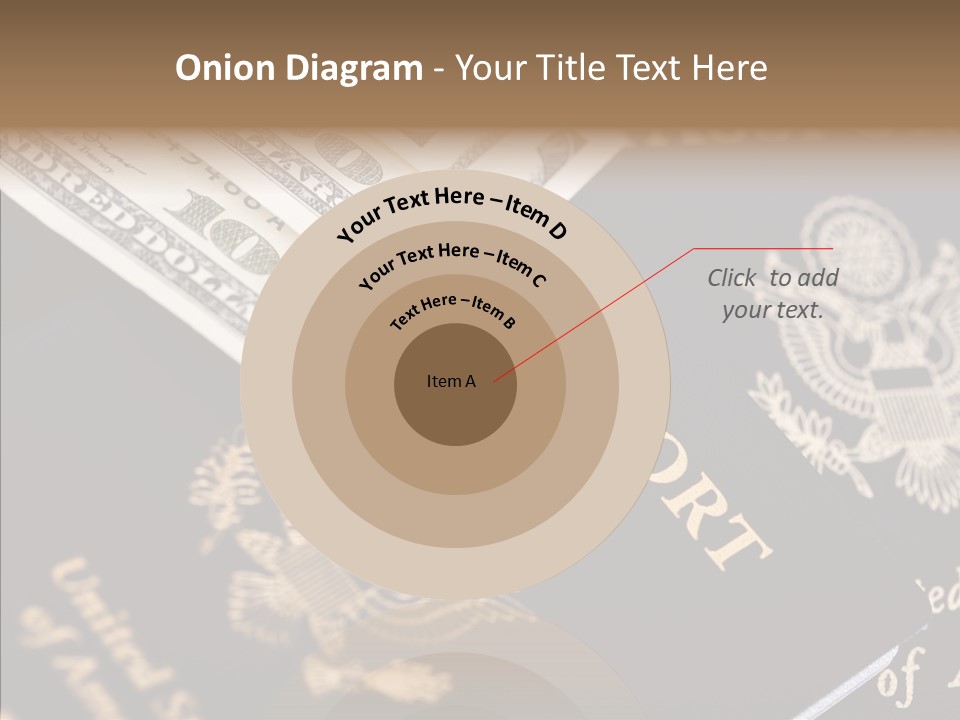 Tourism Blue Bill PowerPoint Template