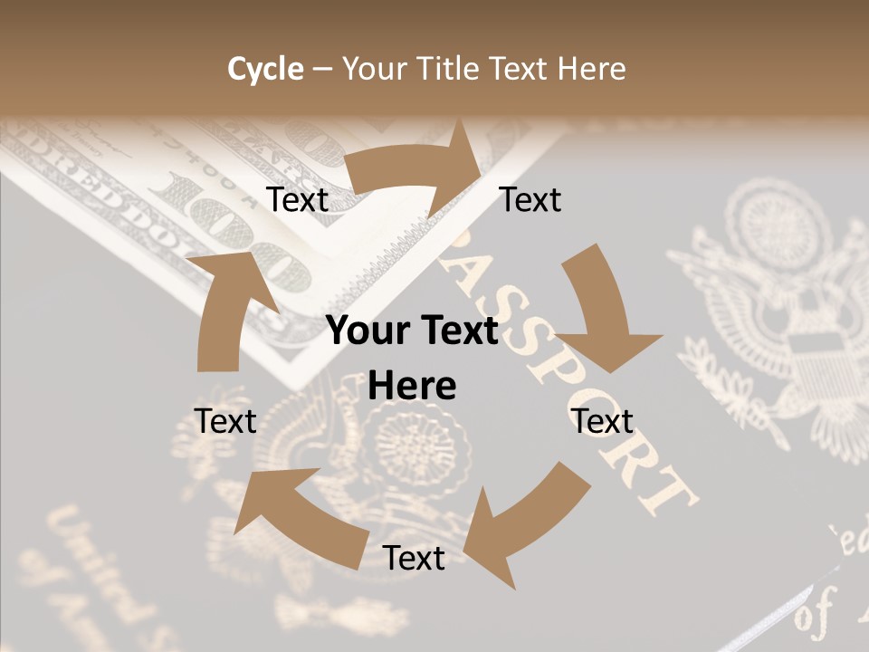 Tourism Blue Bill PowerPoint Template