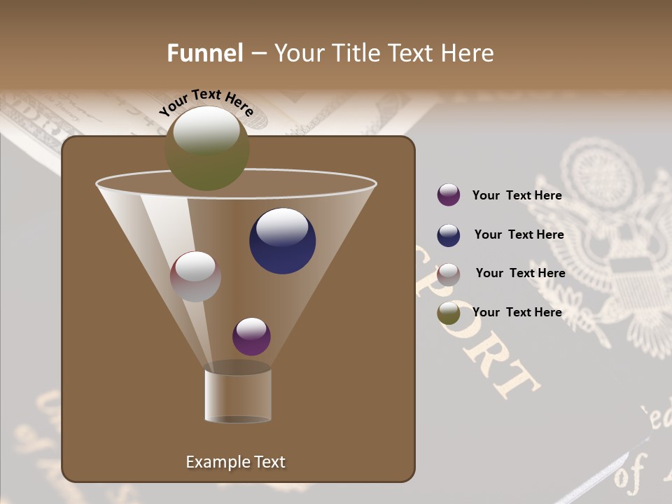 Tourism Blue Bill PowerPoint Template