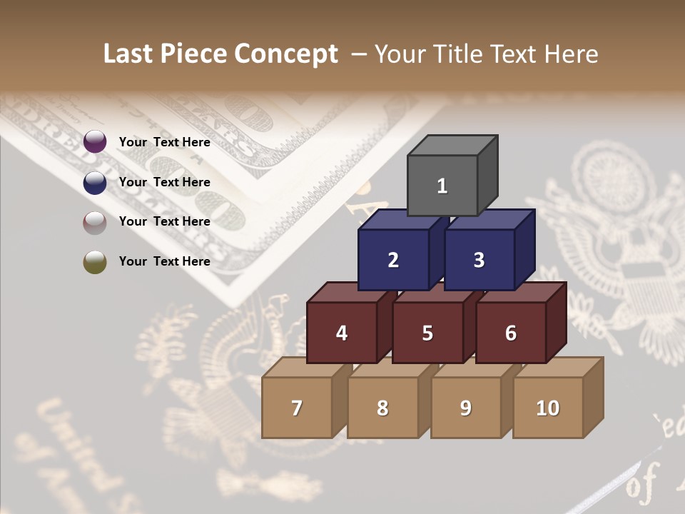 Tourism Blue Bill PowerPoint Template