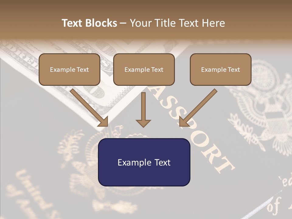 Tourism Blue Bill PowerPoint Template