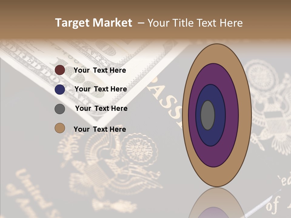 Tourism Blue Bill PowerPoint Template