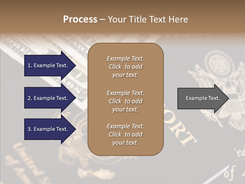 Tourism Blue Bill PowerPoint Template