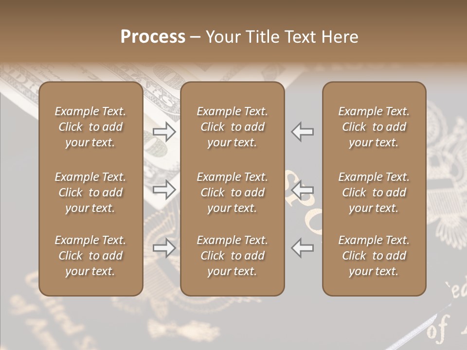 Tourism Blue Bill PowerPoint Template