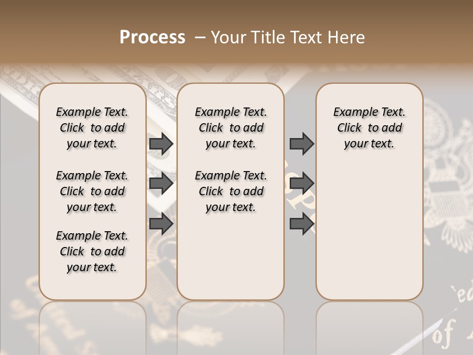 Tourism Blue Bill PowerPoint Template