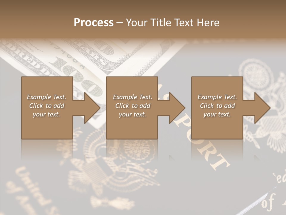 Tourism Blue Bill PowerPoint Template