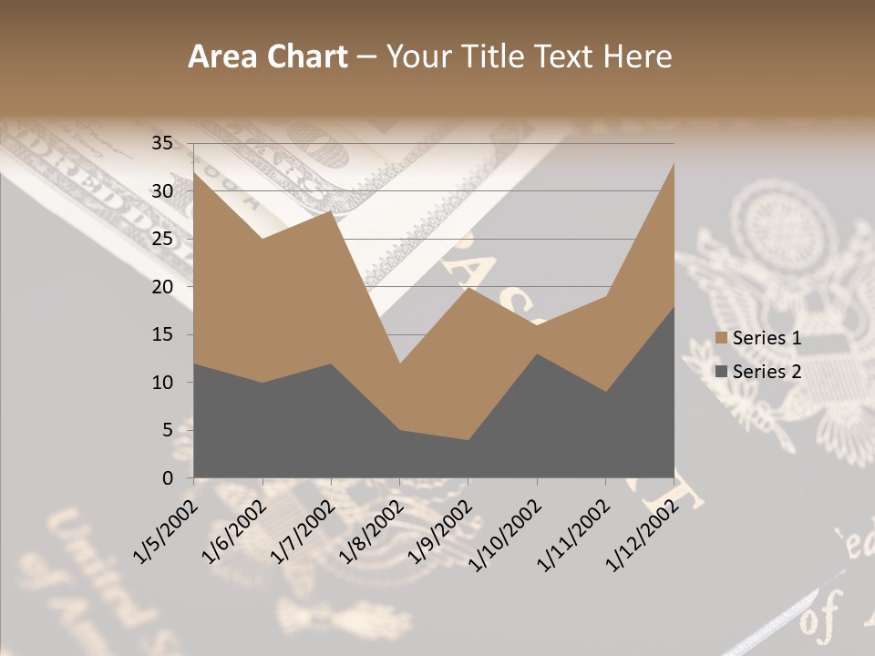 Tourism Blue Bill PowerPoint Template
