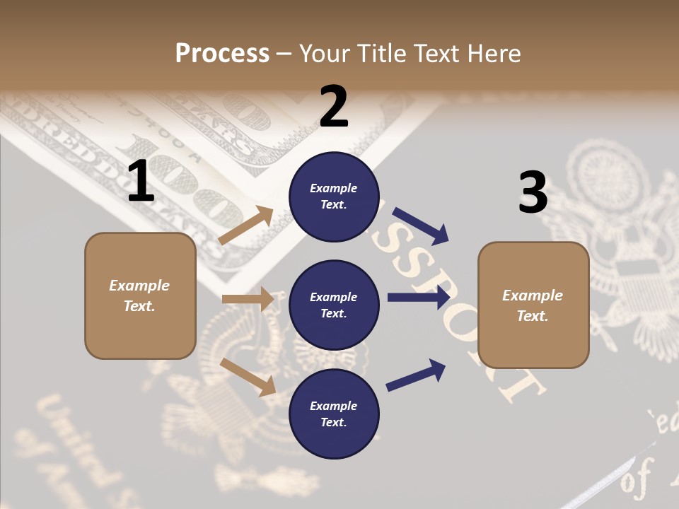 Tourism Blue Bill PowerPoint Template