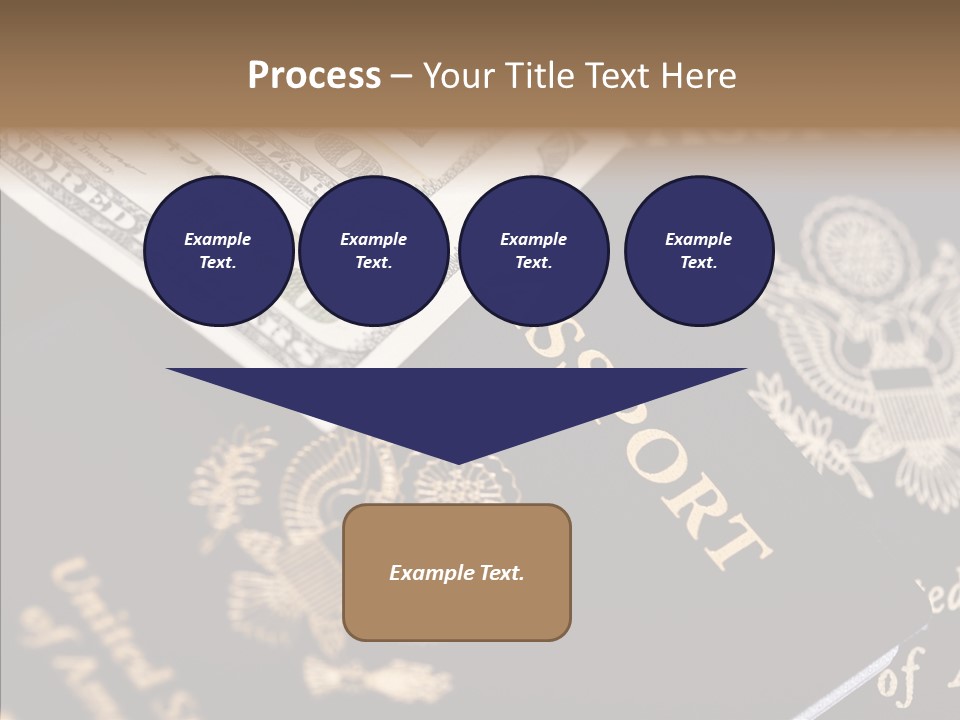 Tourism Blue Bill PowerPoint Template