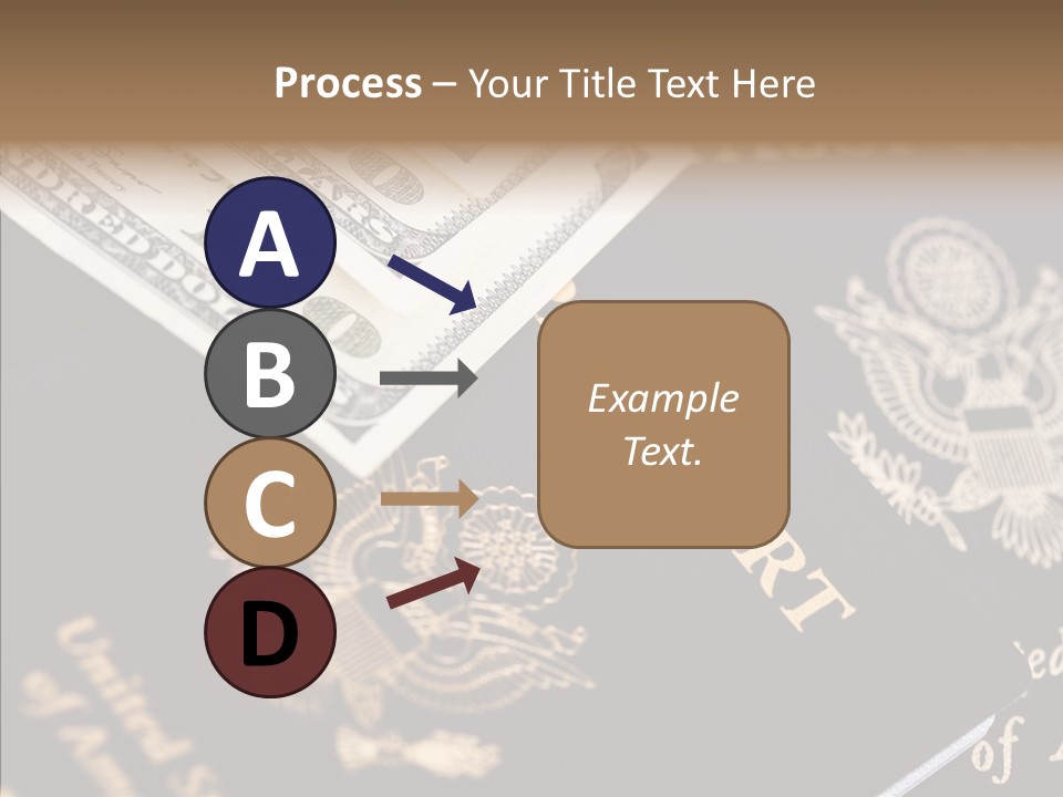 Tourism Blue Bill PowerPoint Template