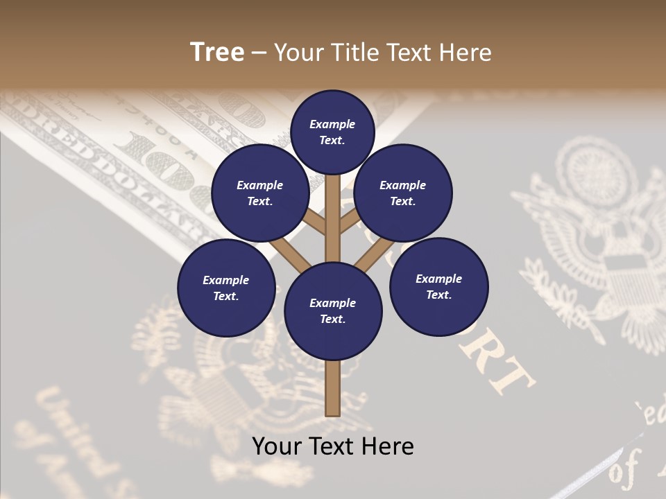 Tourism Blue Bill PowerPoint Template