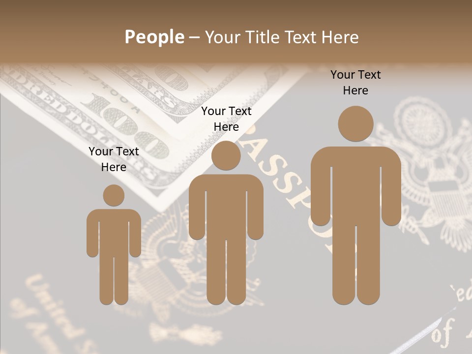 Tourism Blue Bill PowerPoint Template