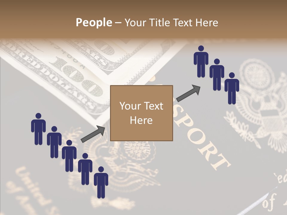 Tourism Blue Bill PowerPoint Template