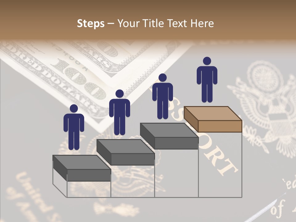 Tourism Blue Bill PowerPoint Template