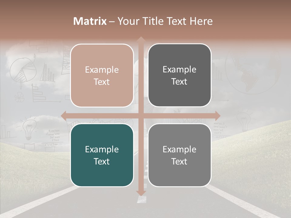 Young Adult Male Running PowerPoint Template