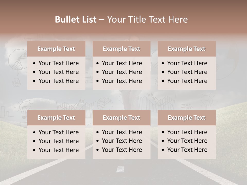 Young Adult Male Running PowerPoint Template